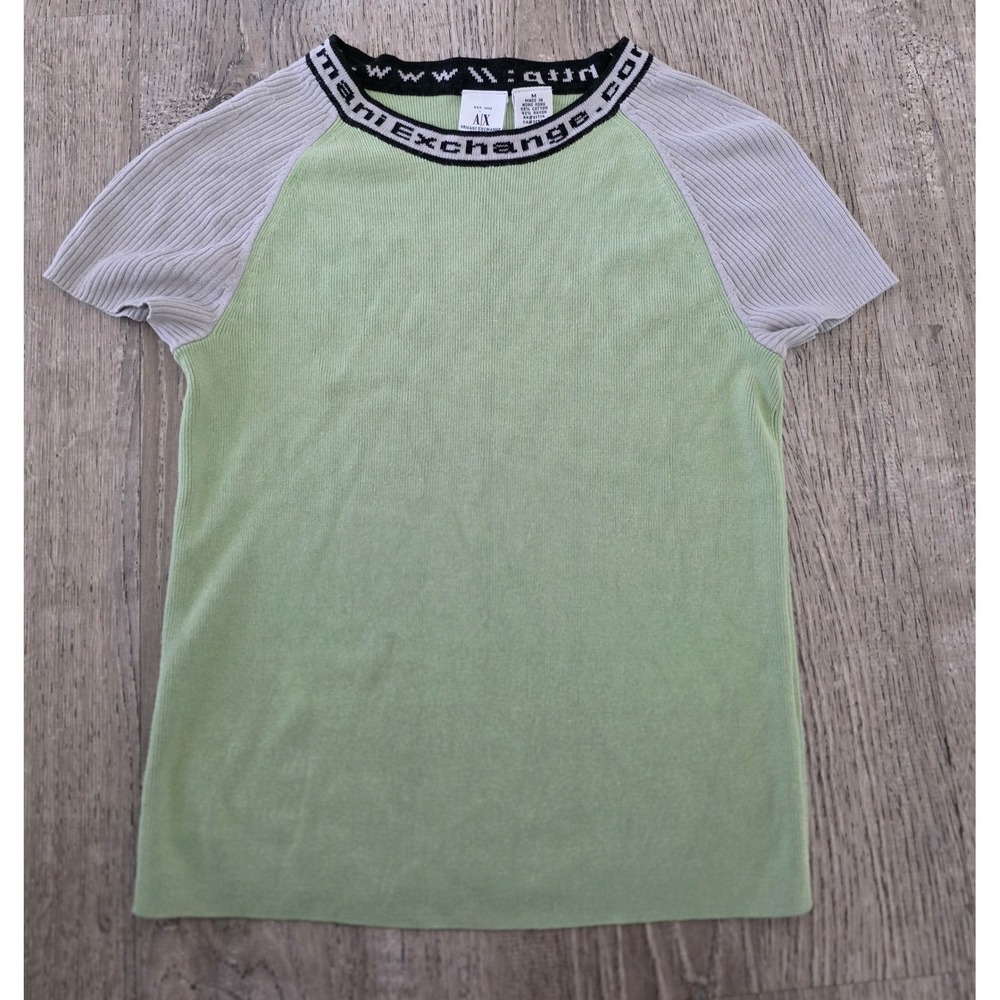 Armani Exchange Top Womens Size Medium‎ Y2K - Picture 2 of 8